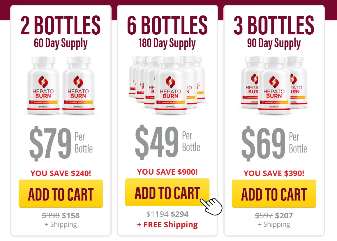 Hepatoburn price label